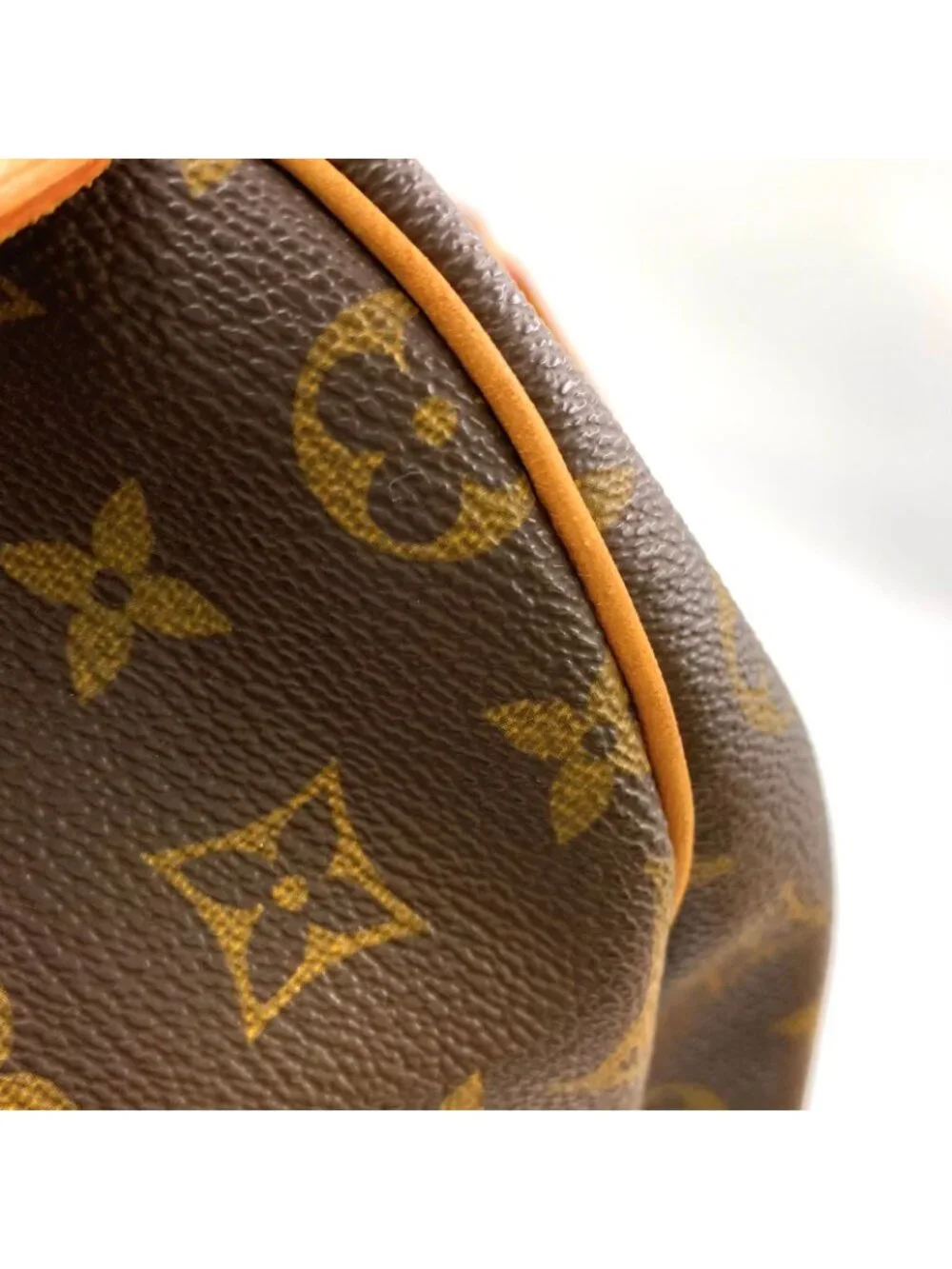 Louis Vuitton Keepall 50 Monogram Leather Brown Light Boston Bag Gold